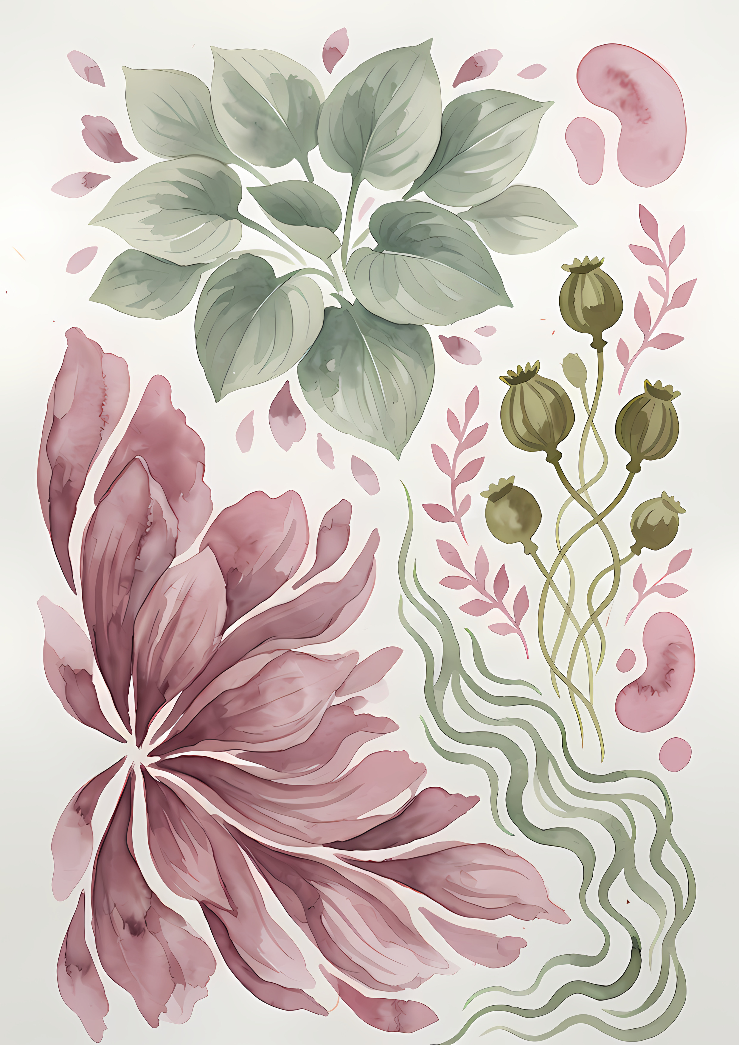 Poppy Botanical No #2 — Portrait 4